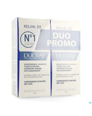 Ducray kelual ds sh a/pellicul.    duo 2x100ml nf