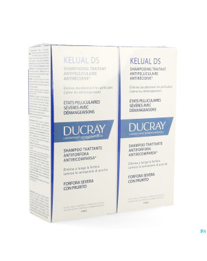 Ducray kelual ds sh a/pellicul.    duo 2x100ml nf