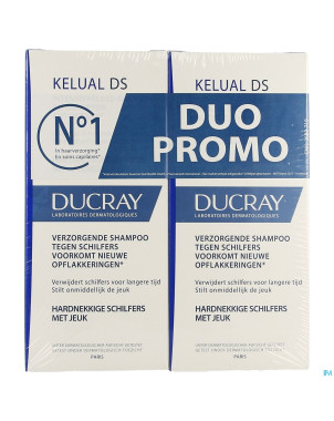 Ducray kelual ds sh a/pellicul.    duo 2x100ml nf