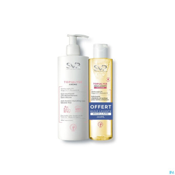 Topialyse duo creme 400ml + huile 200ml gratuit