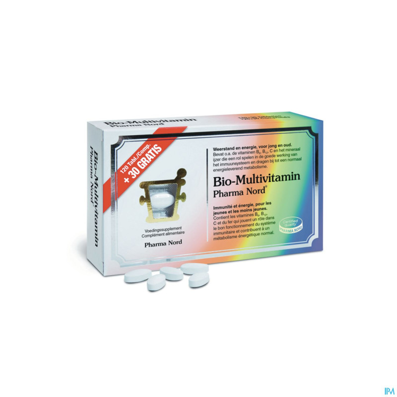 Bio-multivitamin  pharma nord    comp 120+30 promo