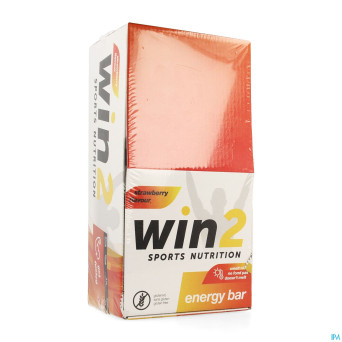 Win2 energy bar fraise    35x40g