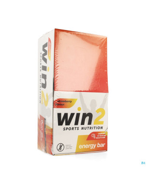 Win2 energy bar fraise    35x40g
