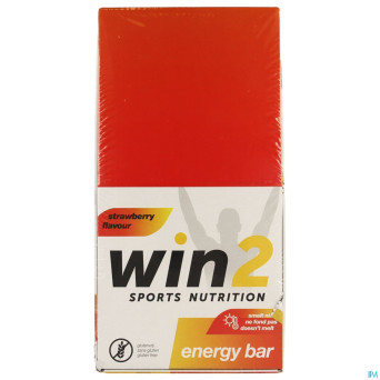 Win2 energy bar fraise    35x40g