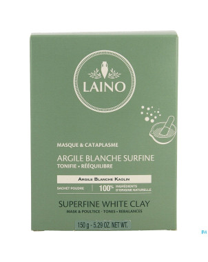 Laino argile blanche surfine   150g
