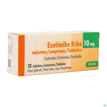 Ezetimibe krka  10mg comp 28