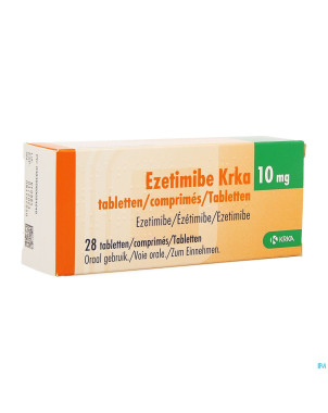 Ezetimibe krka  10mg comp 28