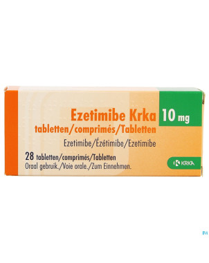Ezetimibe krka  10mg comp 28
