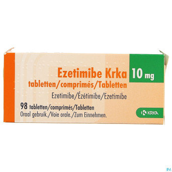 Ezetimibe krka  10mg comp 98