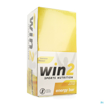 Win2 energy bar banane    35x40g