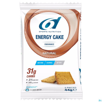 6d sixd energy cake natural    44g
