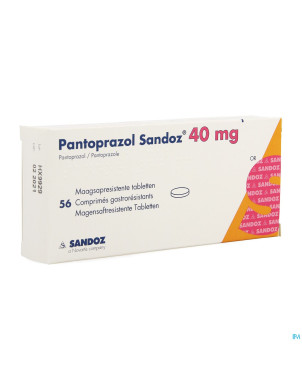 Pantoprazol sandoz impex. 40mg gastro. comp 56 pip