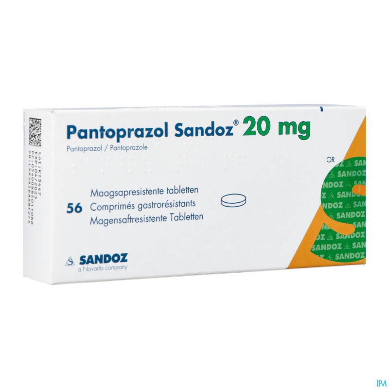 Pantoprazol sandoz impex. 20mg gastro. comp 56 pip
