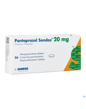 Pantoprazol sandoz impex. 20mg gastro. comp 56 pip