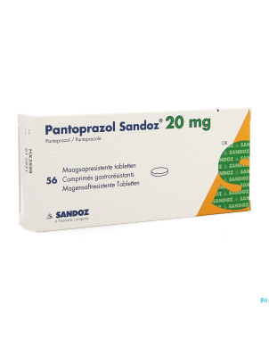 Pantoprazol sandoz impex. 20mg gastro. comp 56 pip