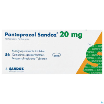 Pantoprazol sandoz impex. 20mg gastro. comp 56 pip