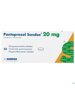 Pantoprazol sandoz impex. 20mg gastro. comp 56 pip