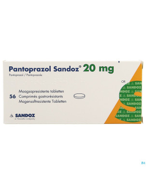 Pantoprazol sandoz impex. 20mg gastro. comp 56 pip