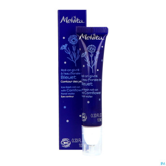 Melvita eau florale roll on givre bleuet    10ml