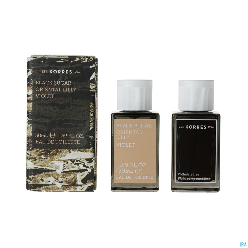 Korres kb edt fragrance black sugar    50ml