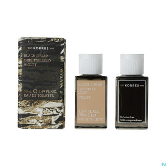 Korres kb edt fragrance black sugar    50ml