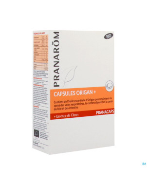 Pranarom pranacaps origan+ caps 30