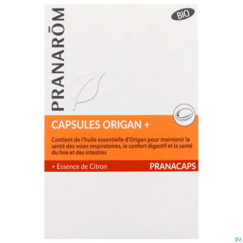 Pranarom pranacaps origan+ caps 30