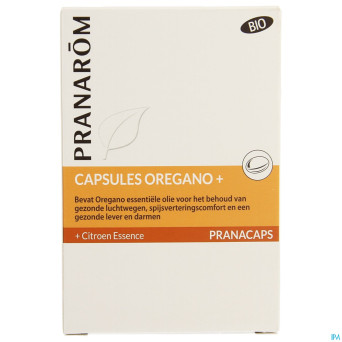Pranarom pranacaps origan+ caps 30