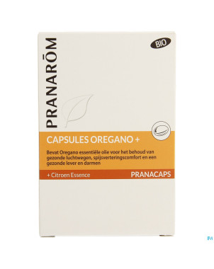 Pranarom pranacaps origan+ caps 30