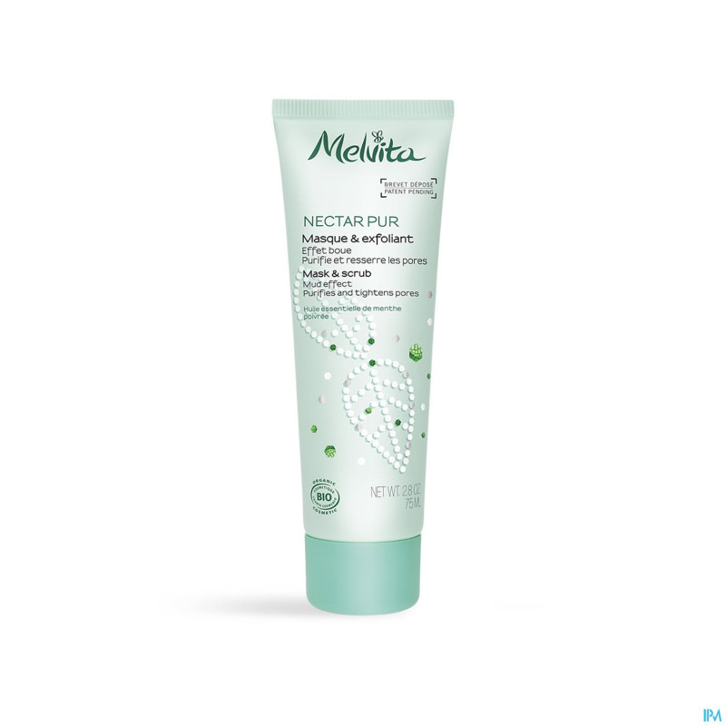 Melvita nectar pur masque exfoliant    75ml