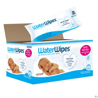 Waterwipes lingettes bebe    economy pack 9x60