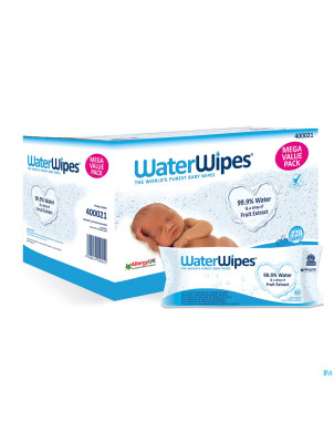 Waterwipes lingettes bebe    economy pack 12x60