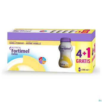 Fortimel extra vanille limited edition    5x200ml
