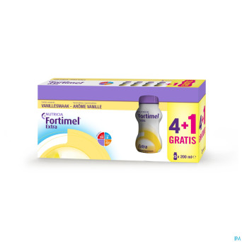 Fortimel extra vanille limited edition    5x200ml
