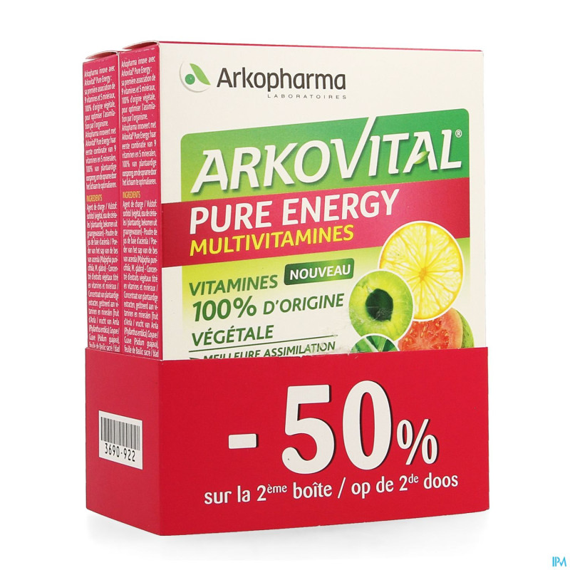 Arkovital pure energy    promo pack comp 2x30