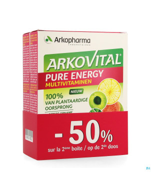 Arkovital pure energy    promo pack comp 2x30