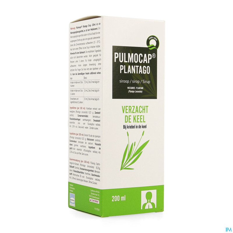 Pulmocap plantago sirop    200ml