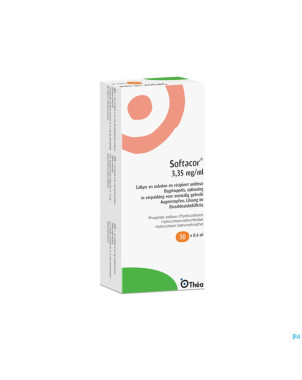 Softacor 3,35mg/ml collyre unidose 30 x 0,4ml