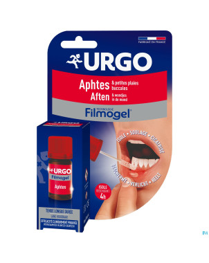 Urgo aphtes plaies buccale gout fruit filmogel 6ml