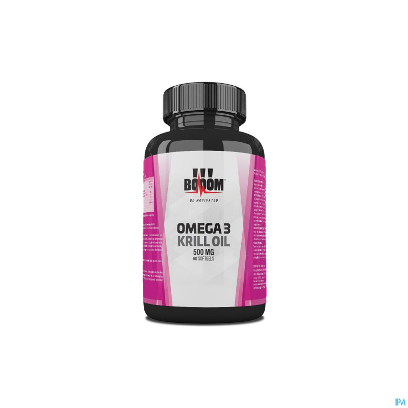 Booom 3 krill oil 500mg  softgel 60