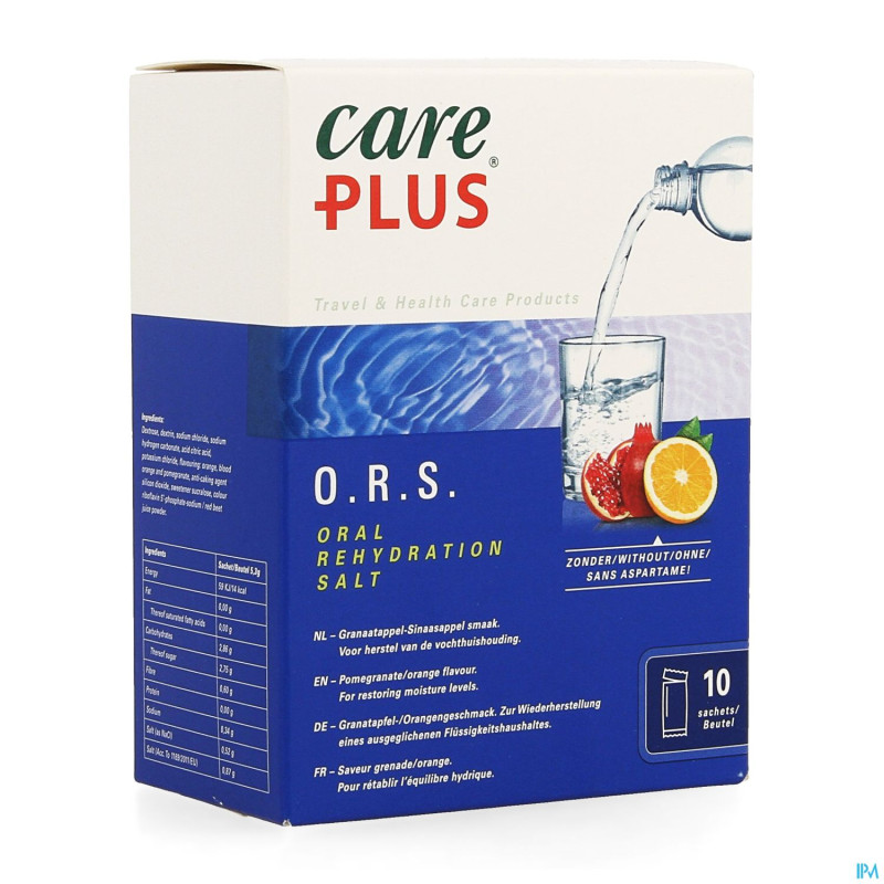 Care plus ors pomegranate orange    sachet 10x5,3g