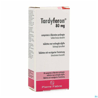 Tardyferon pi pharma 80mg lib.prolongee comp30 pip