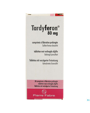 Tardyferon pi pharma 80mg lib.prolongee comp30 pip