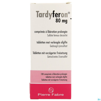Tardyferon pi pharma 80mg lib.prolong.comp100 pip