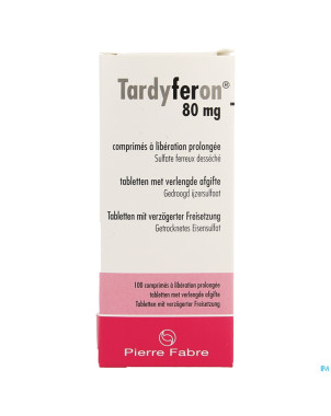 Tardyferon pi pharma 80mg lib.prolong.comp100 pip