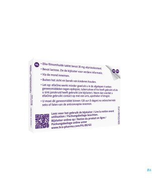 Ellaone 30mg comp pell 1 x 30mg