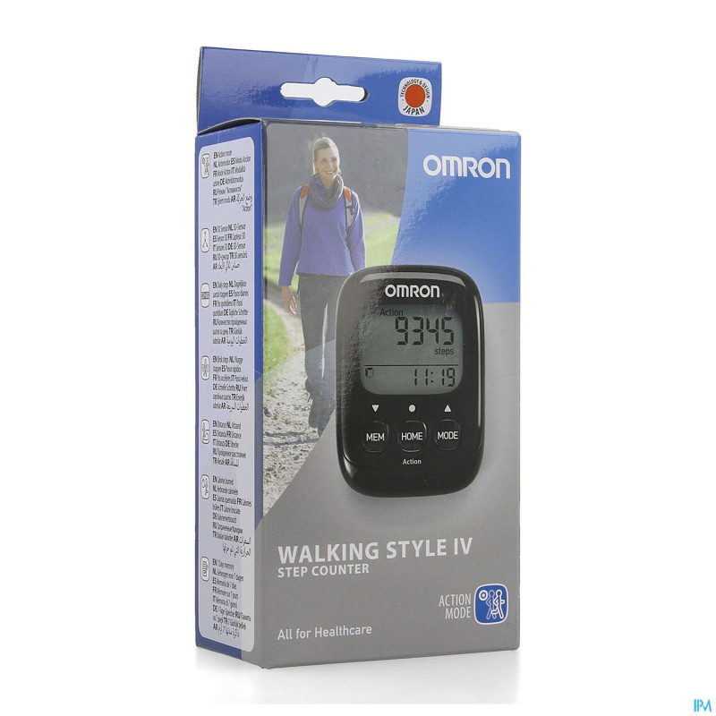 Omron walking style iv podometre elect. noir
