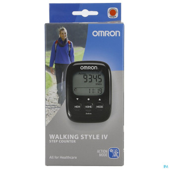 Omron walking style iv podometre elect. noir