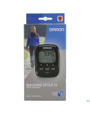 Omron walking style iv podometre elect. noir
