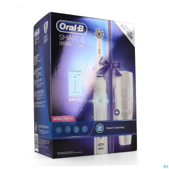 Oral-b smart 4500s sens. bad elect.noir+travelcase